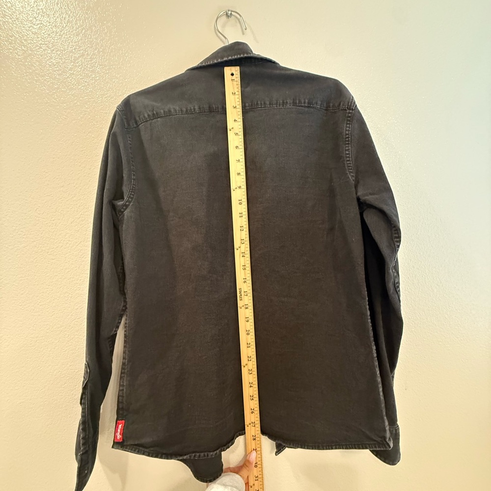 Wrangler Pearl Snap Denim Shirt - Picture 4 of 7